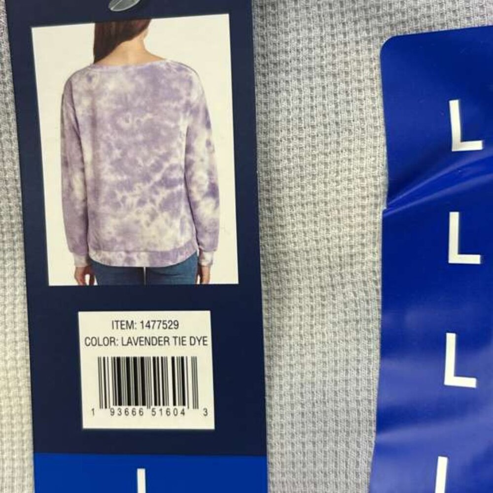 Splendid Women Thermal Tie Dye Top Long Sleeve - Picture 8 of 8